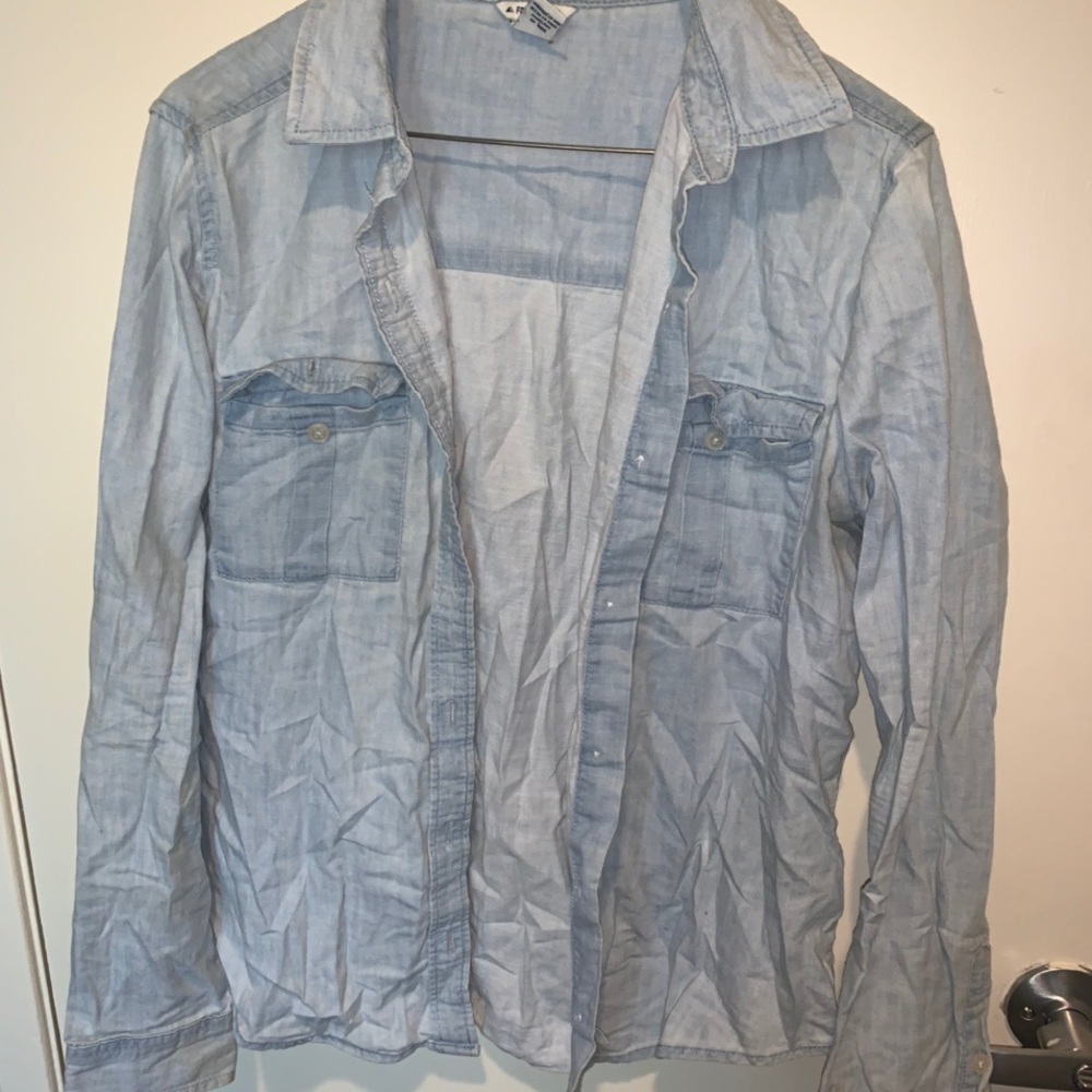 Blue Button Down - image 1